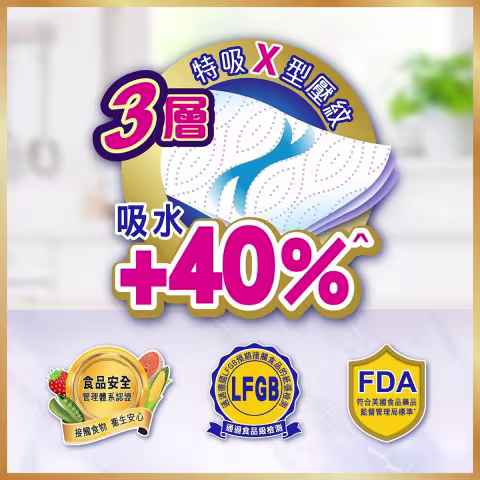 [原箱12包] 維達 Pro-X 3層抽取式特吸萬用廚紙